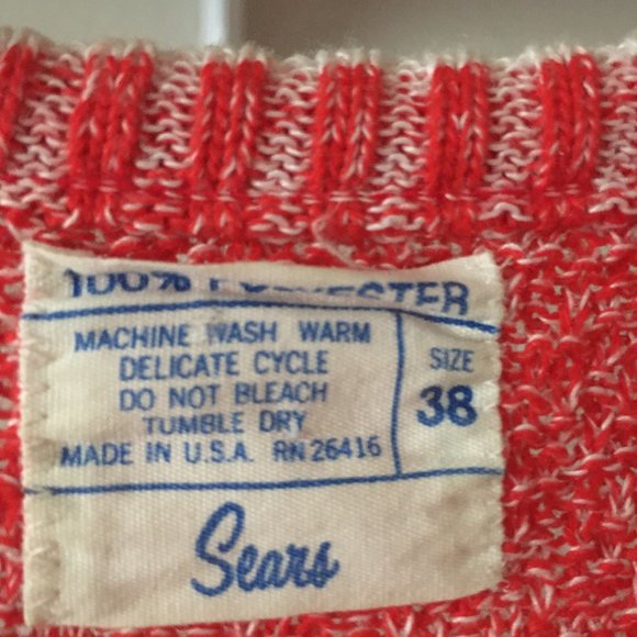 VTG SEARS Made in U.S.A Sweater - Picture 2 of 3